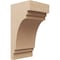 Ekena Millwork 9"W x 9"D x 18"H Wide Pescadero Rough Cedar Woodgrain TimberThane Corbel, Primed Tan CORUR09X09X18PECRCPR - alternate 1